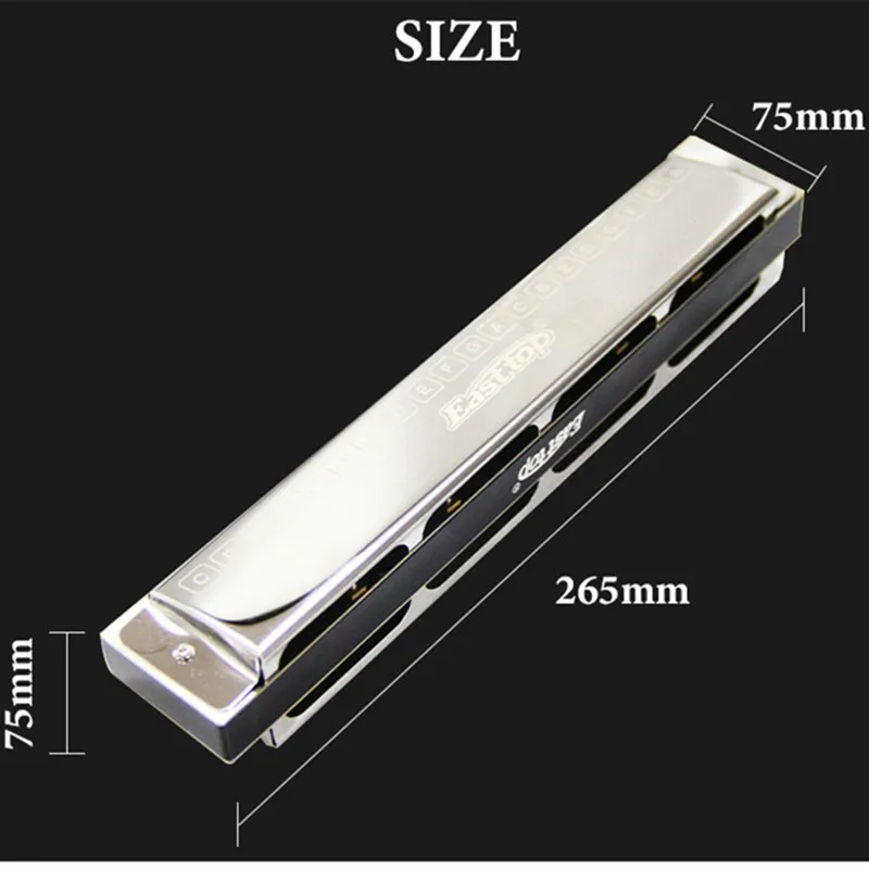 EASTTOP Harmonica MN30 Large Alto Adult Band Group Professional Performance Playing Instruments