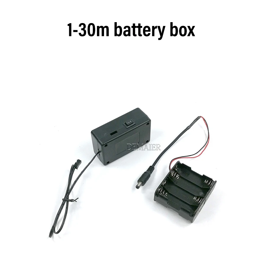 DC 12V USB 3V AA Battery 5V USB Power Supply Adapter Driver Controller Inverter For 1-220M El Wire Electroluminescent Light