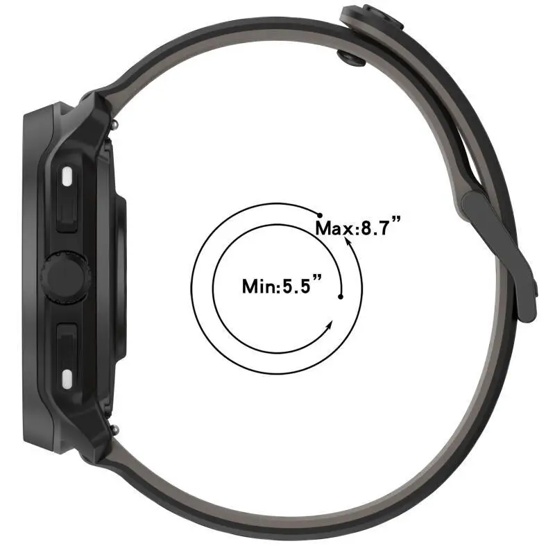 22mm Sport Silicone Strap For Amazfit Balance 2 1 Breathable Band For Amazfit Bip 6 5/GTR4 3 2/Active Max/Helio/T-Rex 3 Pro 48mm view 6
