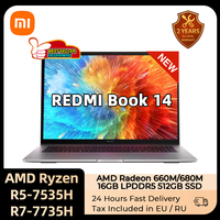 Xiaomi Laptop Redmi Book 14 2025 Ryzen 7-7735H/R5-7535H Radeon 680M/660M RAM 16GB 512GB SSD 14-inch 60Hz Screen Notebook Slim PC