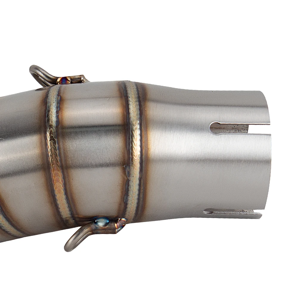 Motobike Exhaust Middle Pipe for CFMOTO 450MT MT450 IBEX450 Euro 5+ E5 51MM Motorcycle Exhaust Pipe Adventure Moto Escape Kit
