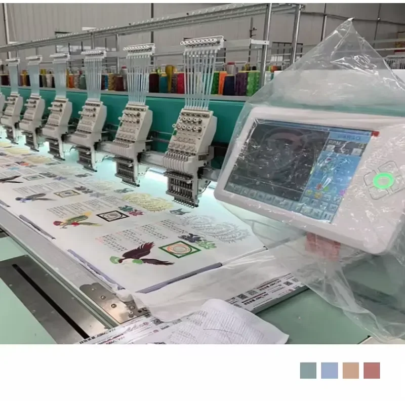 High Quality Computerized Dual Head Embroidery Machine Special Model Professional Manufacturer Home Use New