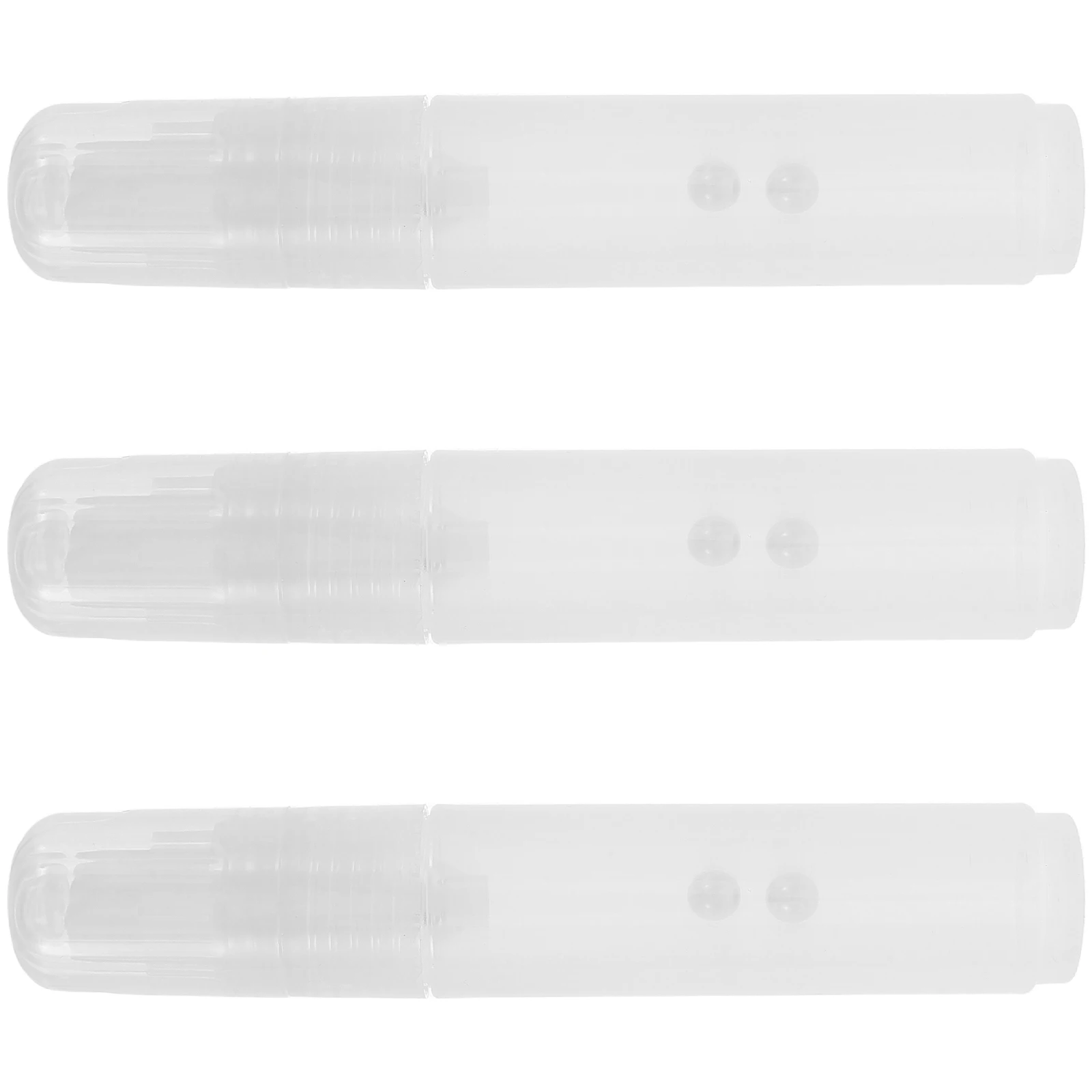 

3Pcs Ergonomic Clear Empty Paint Marker Tube Refillable for Creative Artwork on Various Surfaces