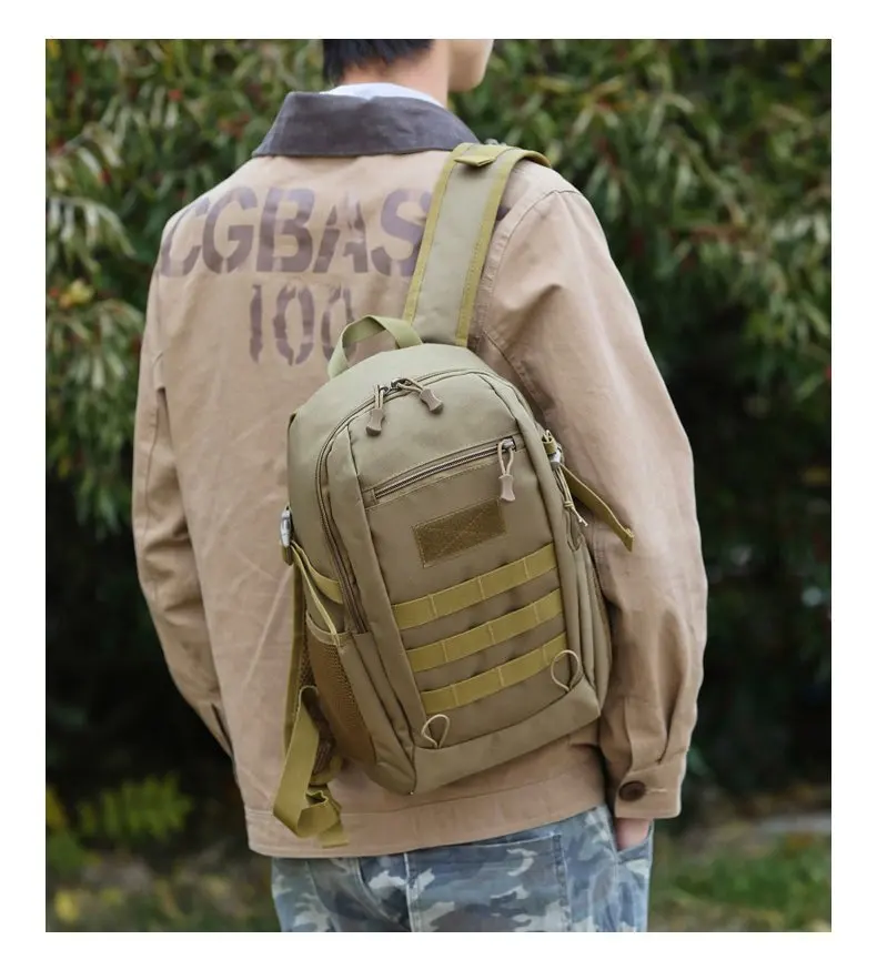 

Outdoor Camouflage Waterproof Backpack Large Capacity Hiking Mountaineering Cycling Tactical Multifunctional Backpack
