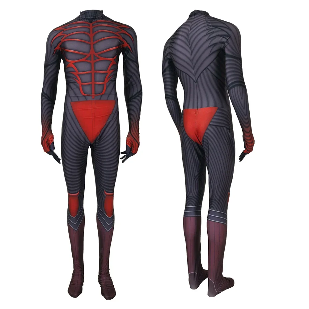 Đồ Chơi Cosplay Vương Quốc Trái Tim Vanitas Nam Trẻ Em Halloween Áo Liền Quần Zentai Plugsuit Trang Phục Hóa Trang