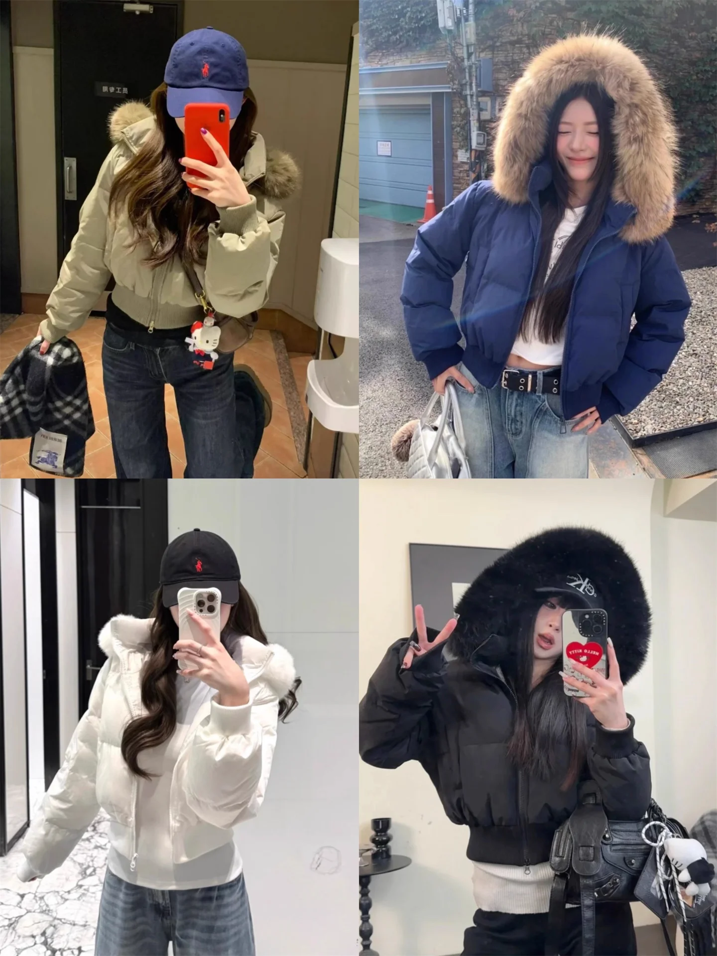 

Утепленная короткая куртка в стиле Кендалл Дженнер с капюшоном и меховым воротником, наполненная 90% белым утиным пухом, в корейском стиле, женская зимняя куртка.