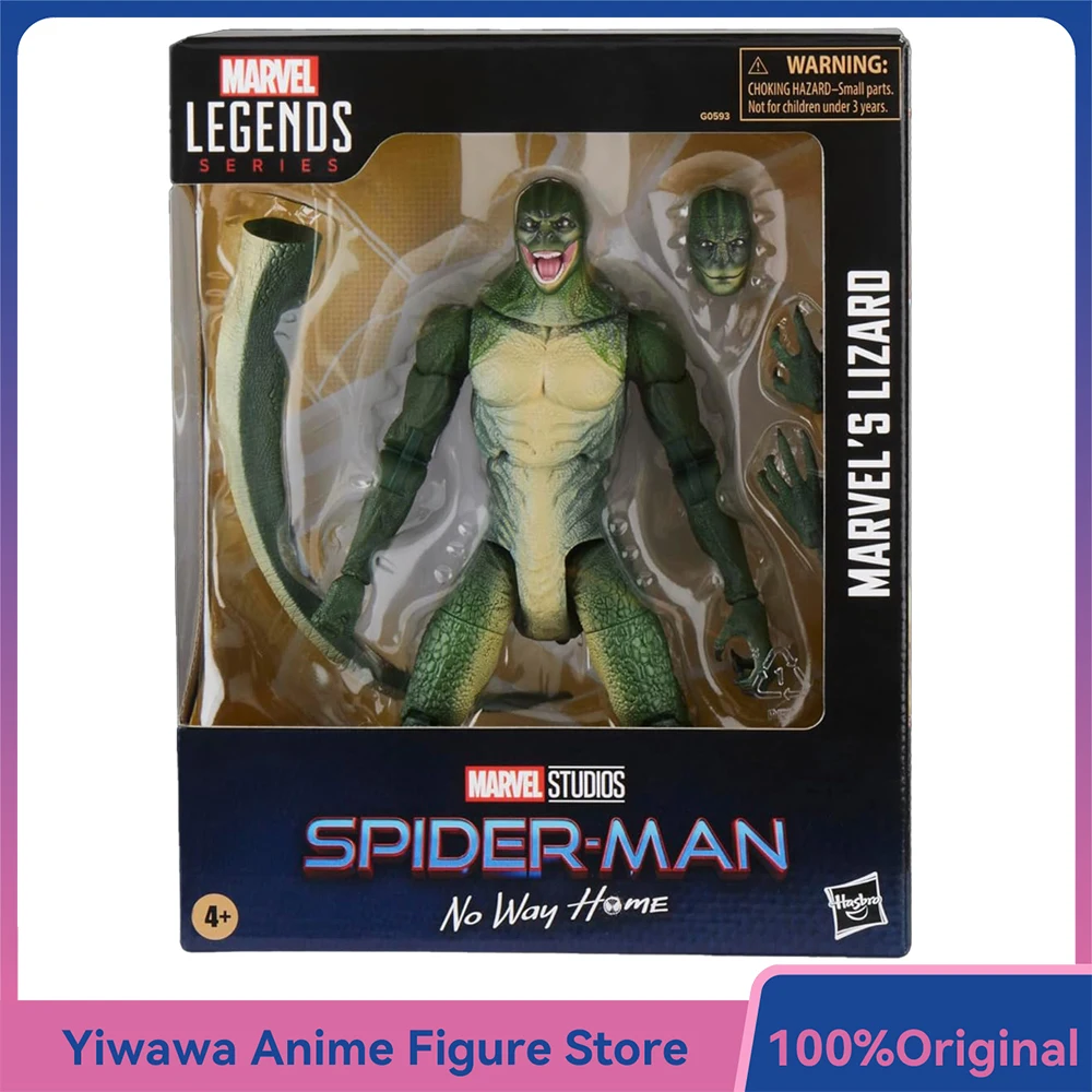 

[В наличии] Hasbro Marvel Legends Series Lizard (Человек-паук: No Way Home) 15 см Роскошная аниме-фигурка, модель игрушки, подарки