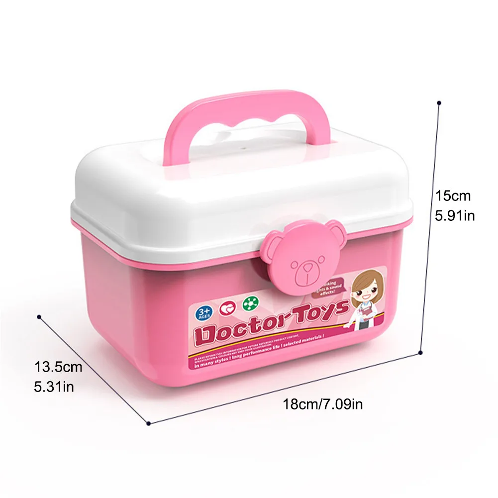 ألعاب الطبيب للأطفال مجموعة لعب الطبيب التظاهري للأطفال أدوات طبيب الأسنان الطبية سماعة الطبيب لعبة تعليمية هدية لصبي فتاة