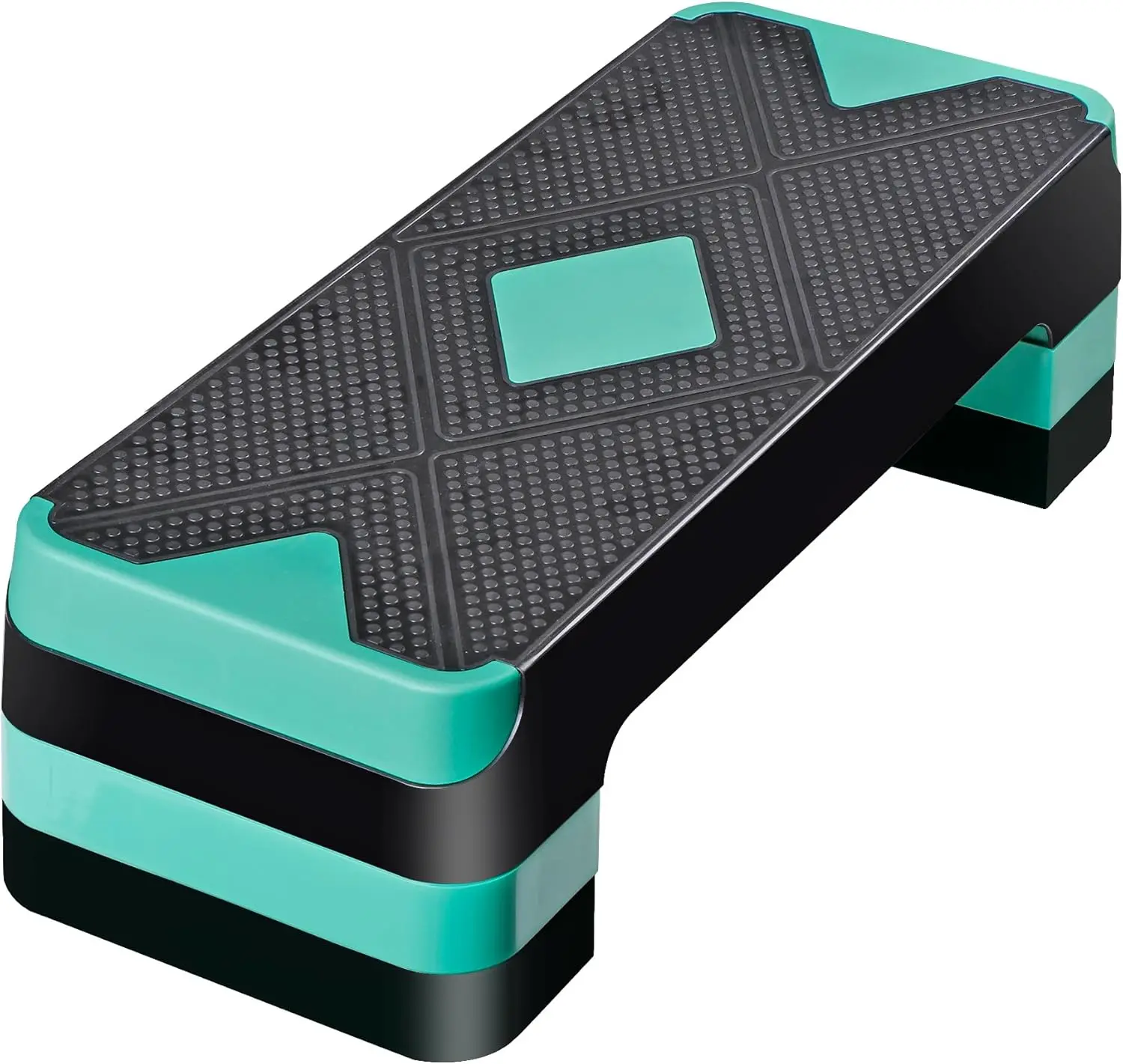 

26.5 Inch Adjustable Aerobic Step Platform with 4 Risers, Home Gym Stepper for Workouts, 400 lbs Capacity