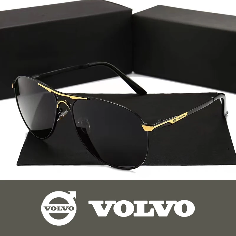 Classic Men's Polarized Sunglasses Metal Driving Male Light Sun Glasses for Volvo XC40 XC90 V40 V90 V60 XC60 S80 S60 S90 C40 V70