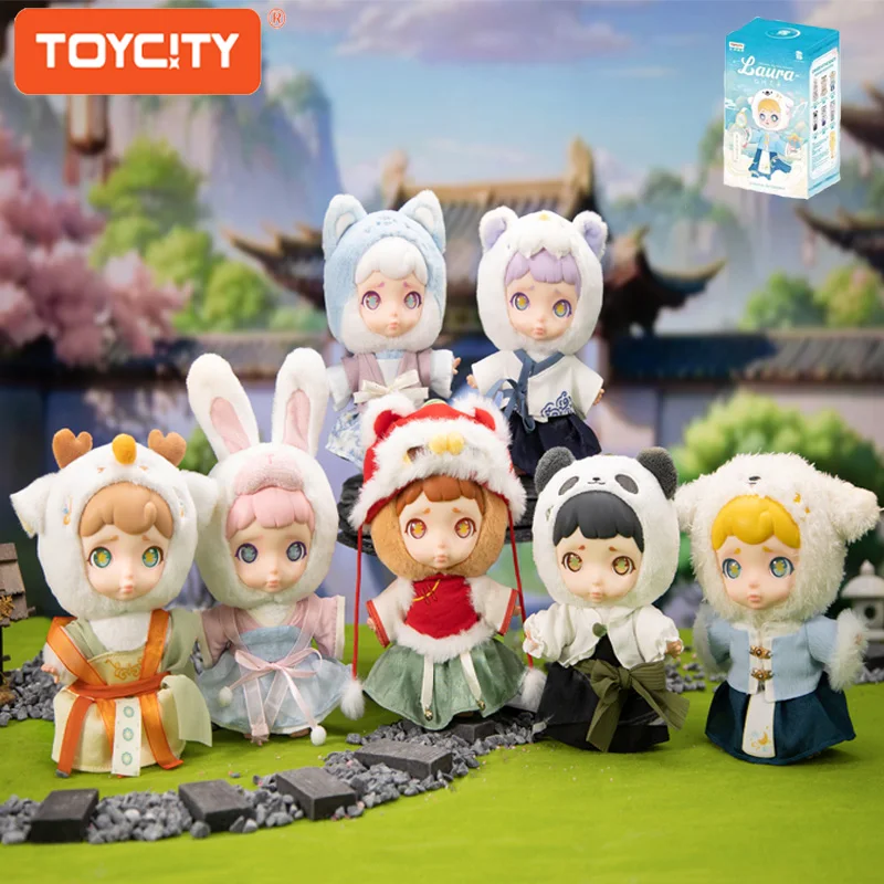 

Toycity Original“laura Chinese Mythical Beasts”series Blind Toys Periphery Collection Action Figure Toys Children Birthday Gif