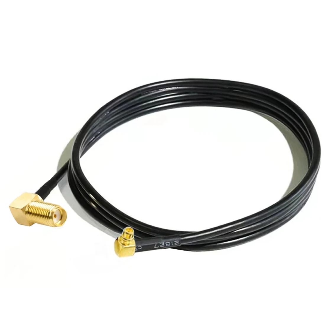 

Modem Coaxial Cable SMA Female Jack nut Right Angle Switch MMCX Male Plug Right Angle Connector RG174 Cable 20cm 8" Adapter New