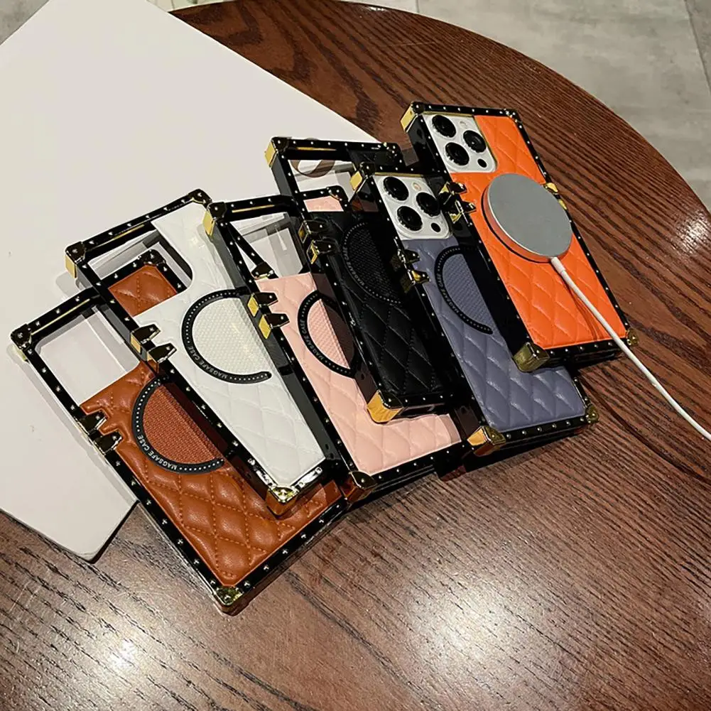 磁気携帯電話ケース,iPhone 15, 15 pro,15 plus,15 pro max用の快適なオープンデザイン