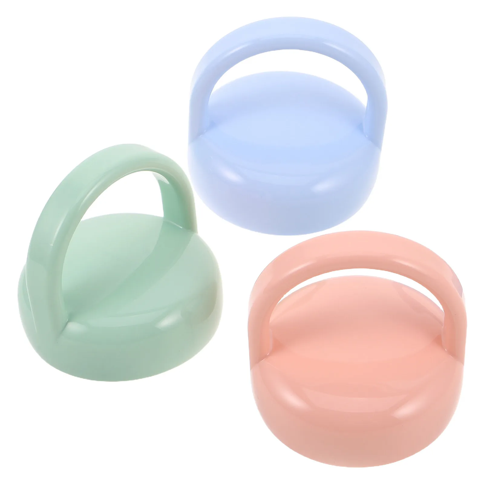 3Pcs Screw Top Lid Replacement Baby Bottle Caps Plastic Lightweight Ergonomic Handles Leakproof Travel Milk Bottle Lid Storage