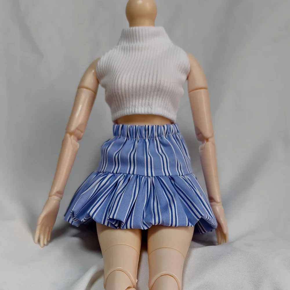 Ropa de muñeca para muñeca Bjd de 60/45/30cm, Tops 1/3 1/4 1/6, falda corta, vestido, juguetes para niña, casa de juegos, regalo de moda, accesorios para muñecas