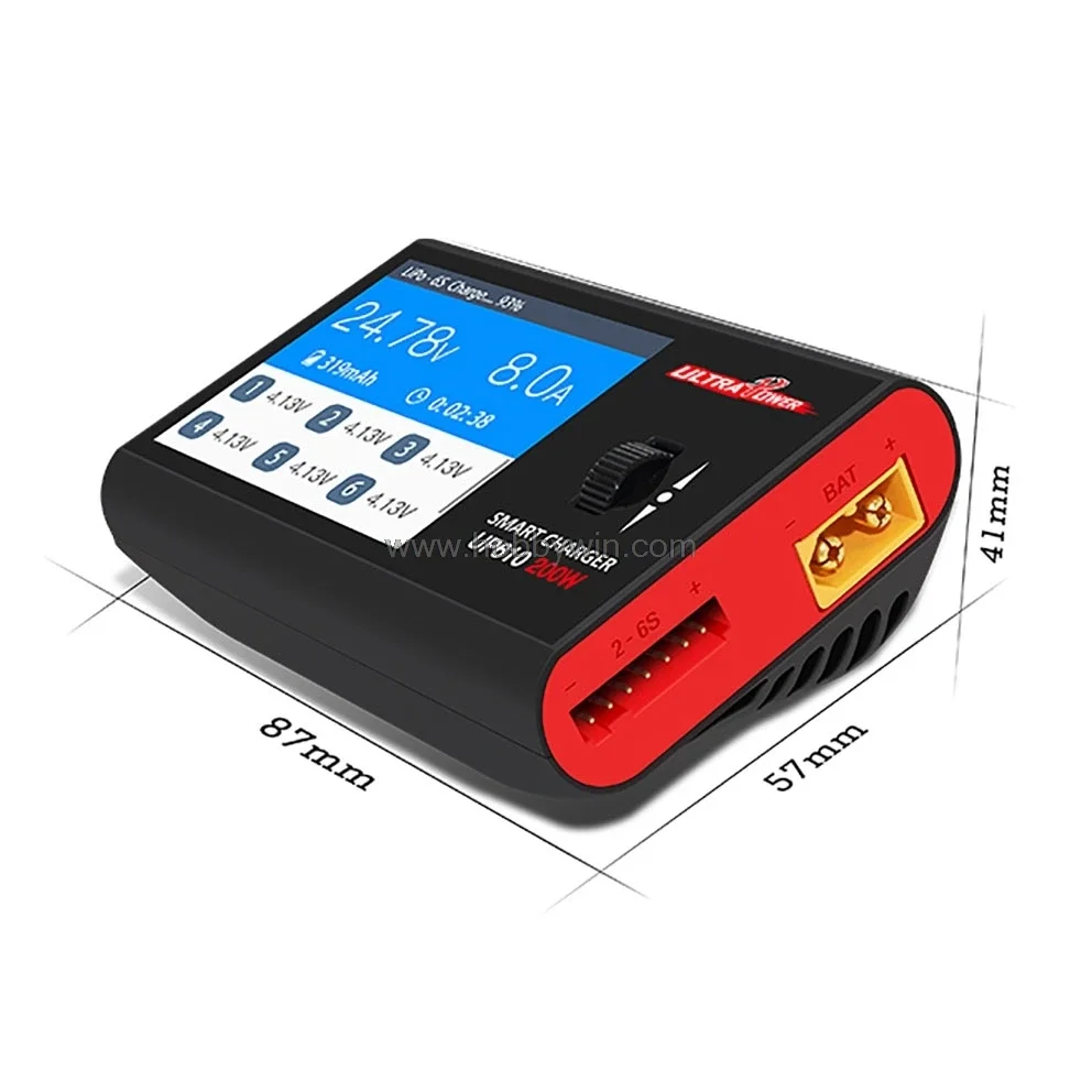 

UP610 Balance Charger Input DC9-32V Output DC0-30V max charge 200W discharge 8W Multifunction Smart charging unit