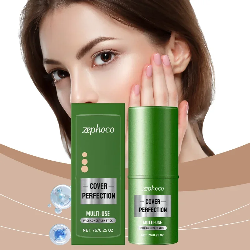 

Lightweight Foundation Concealer Stick Brightening Moisturizing Long-wearing Full Coverage Matte Contour Face Cosmetic