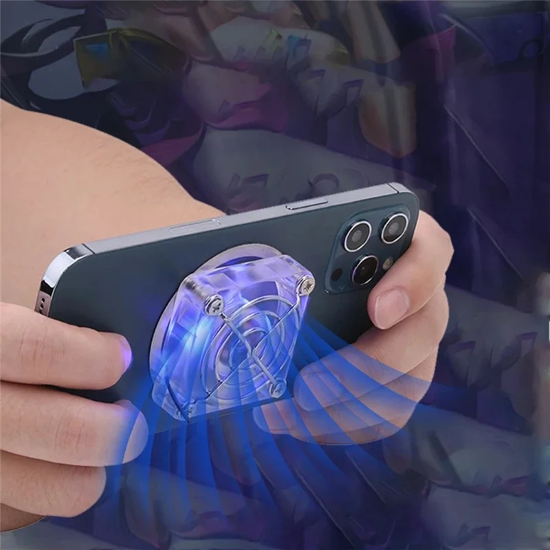 Cooler USB Charging Magnetic Mini Mobile Phone Cooling Fan Radiator Turbo Hurricane Shockproof Game Companion