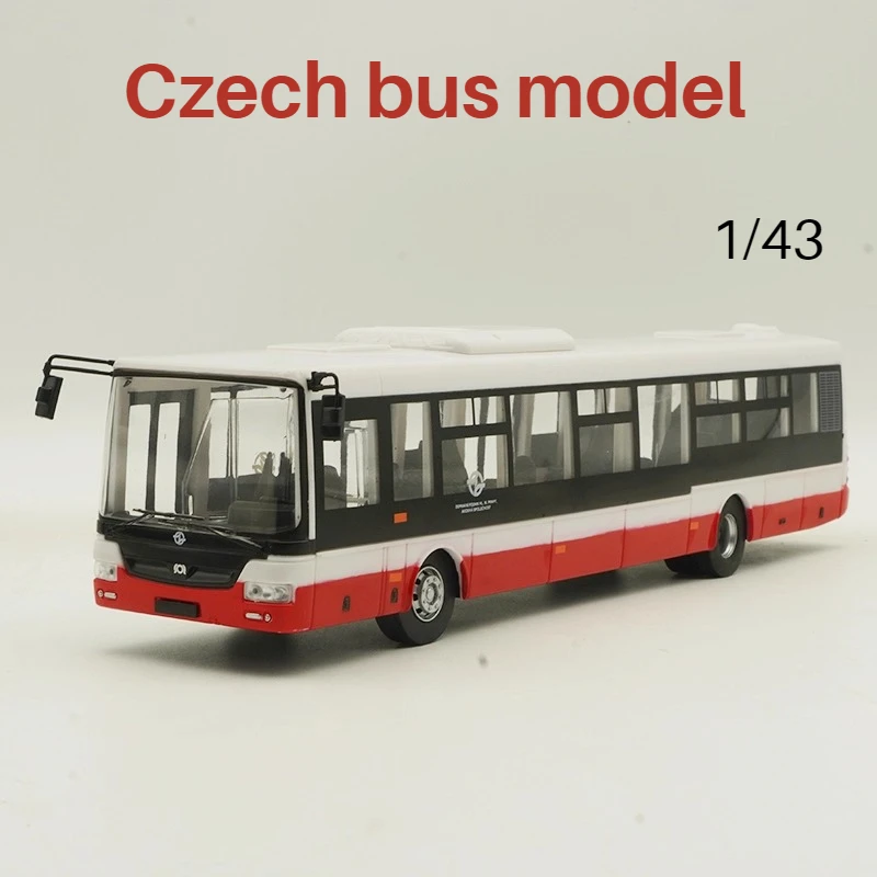 

1:43 Scale Toy Car SOR-NB12 SOR NB12 Plastic Bus Model Collection Display Toy Souvenir Desktop Ornaments Boy Toy Train