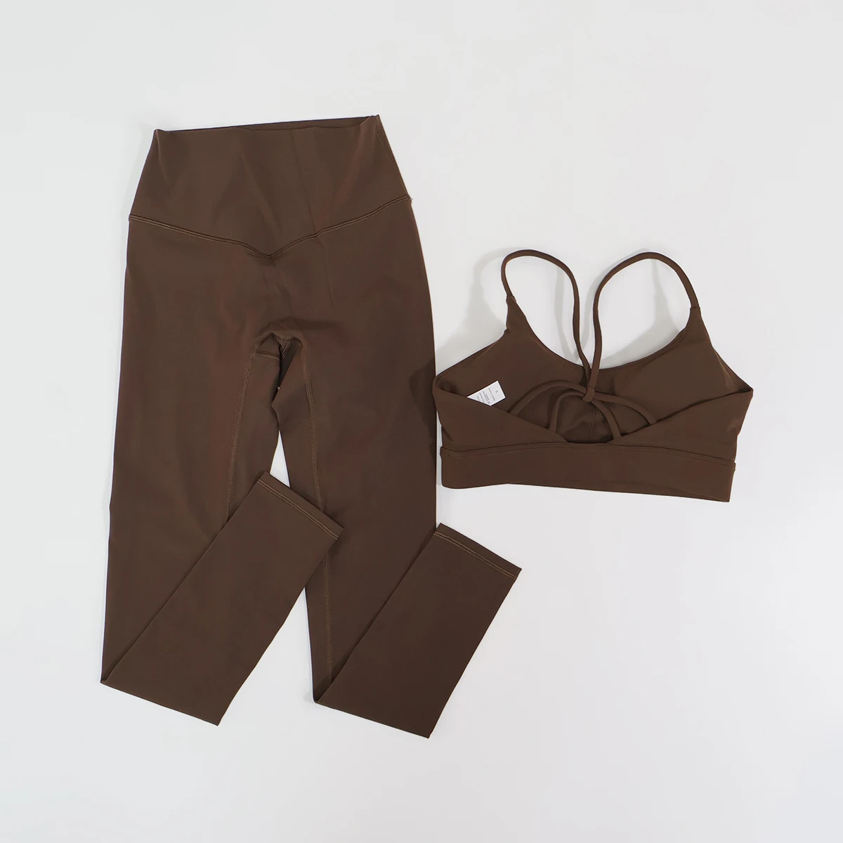Neues Sommer-Sportset für Damen, 2-teilig, ärmellos, für Fitness und Yoga, mit hoher Taille, atmungsaktiv, eng anliegend, zweiteiliger Sportanzug für Frauen – Detail 13