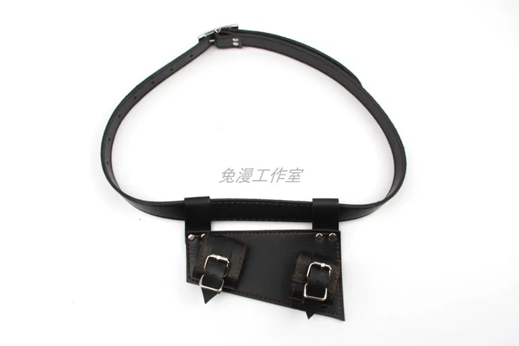 Anime Demon Cosplay Slayer 3 Tier Set Katana Belt Sword Holster Waist Holder Knife Real Size Japanese Katana Decor image 4