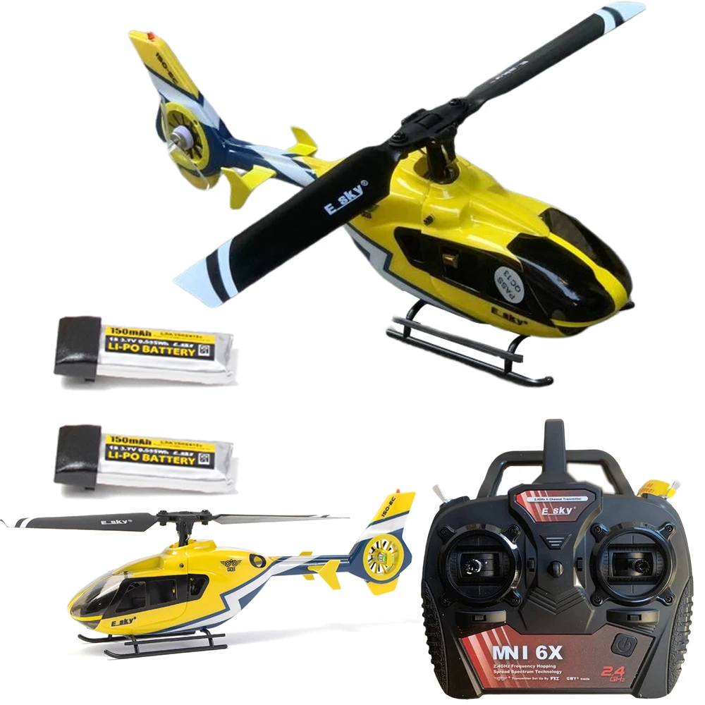 

ESKY 150 EC RTF Remote Control Helicopter Heli European EC-135 Model 1/68 Scale 6-axis Gyro Height Hold Hover