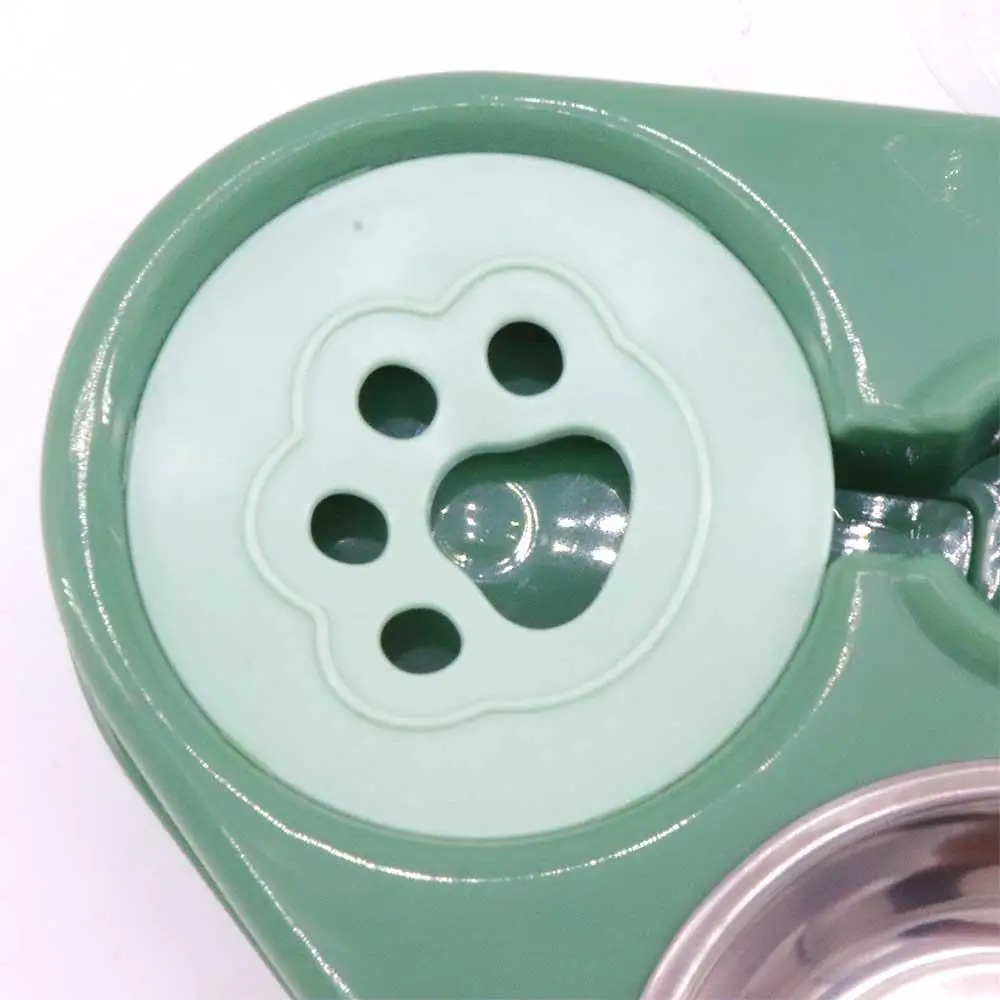 Eco-Friendly 3 in 1 Alimentatore Forniture per animali Distributore d'acqua Gabbia per cani Accessorio Ciotole per cani Alimentatore per cani da compagnia Ciotole per gatti Forniture per cani