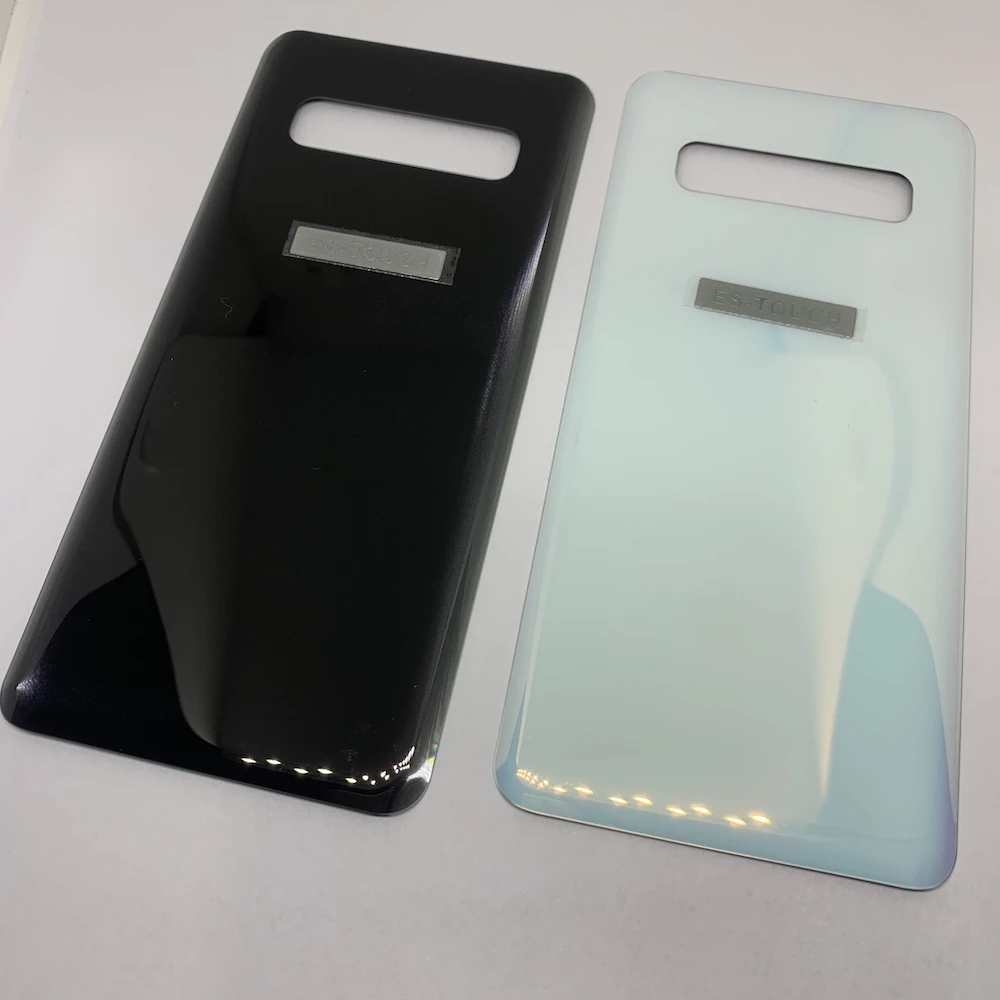 AAA For Samsung Galaxy S10 G973F S10e G970F Rear Glass S10 S10e Battery Back Cover Housing replacement+Glue