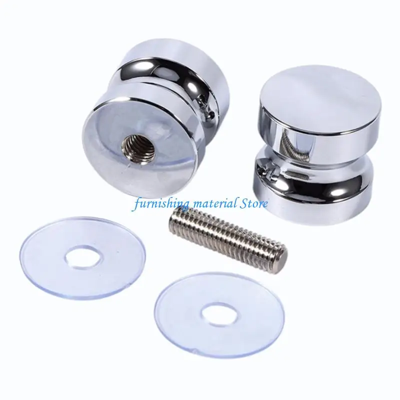 Y5GD NonSlip Bathroom Glass Door Handle With Comfortable Grip Round Sliding Door Pulls Gate Handle Sliding Doors Knob