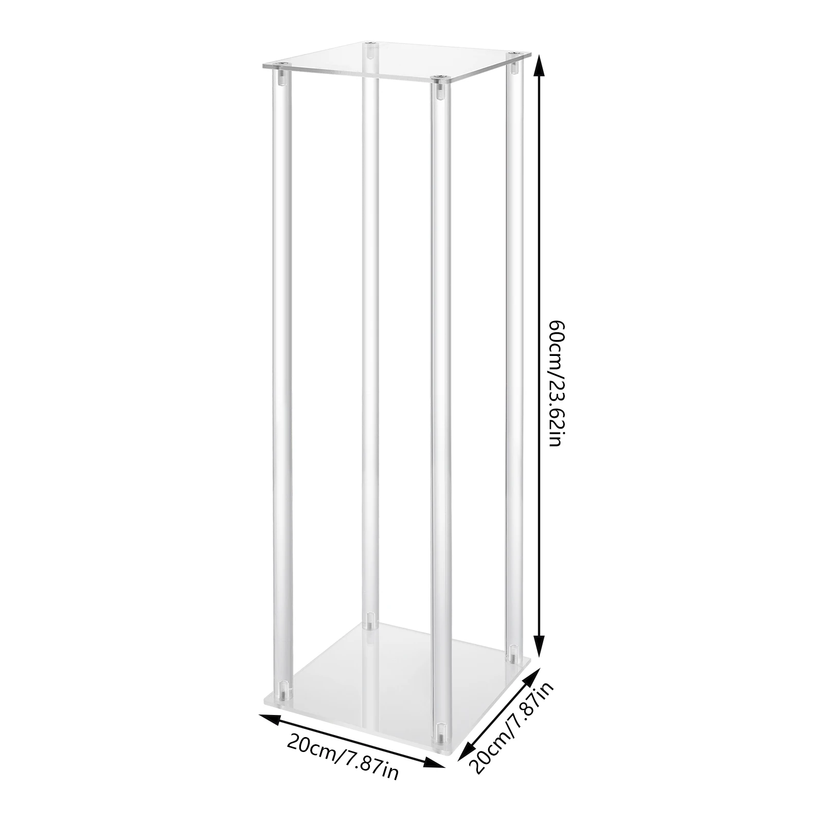 10Pack Acrylic Flower Vase Centerpiece Stand For Wedding Reception Table Decoration Clear Display Rack Floral