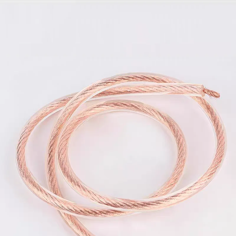 1M High Voltage Grounding Flexible Copper Wire PVC Transparent Insulated Enclosure 4-25 Mm2 Lightning Protection Copper Bridge