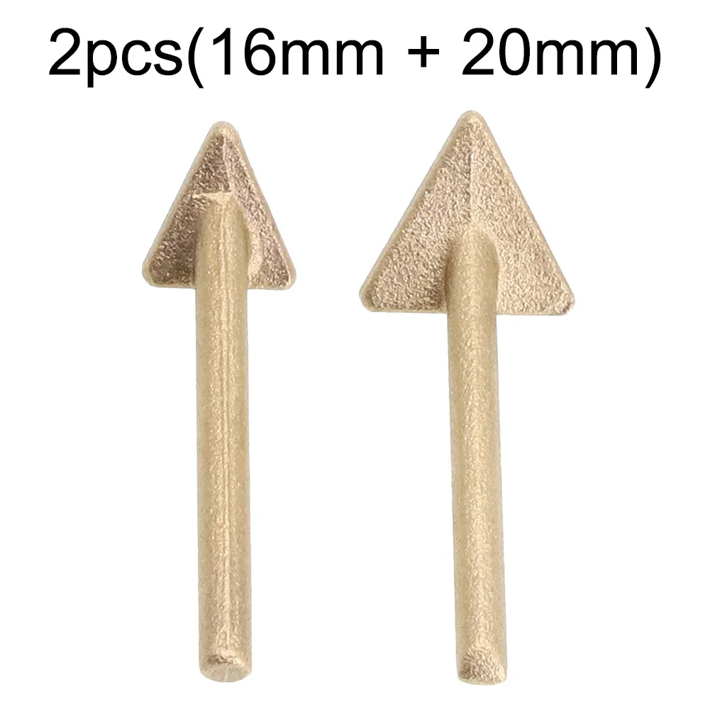 2pcs 16mm 20mm Plastic Repair Triangular Copper Smoothing Heads Soldering Iron Heads Leather For 60 Watt Plastic Welding Kits