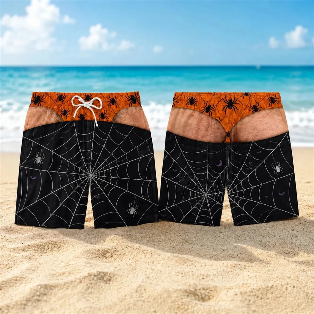 Spider Web Prank Swim Trunks F - 3D Printing Web recension och pris