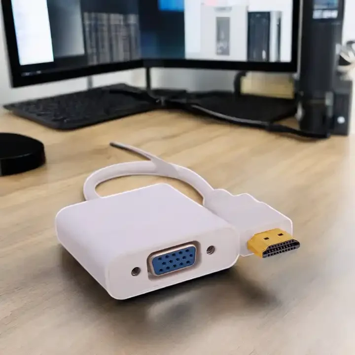 

3 шт. DTECH HDMI штекер к VGA женский кабель видеоконвертер адаптер вход HDMI выход VGA