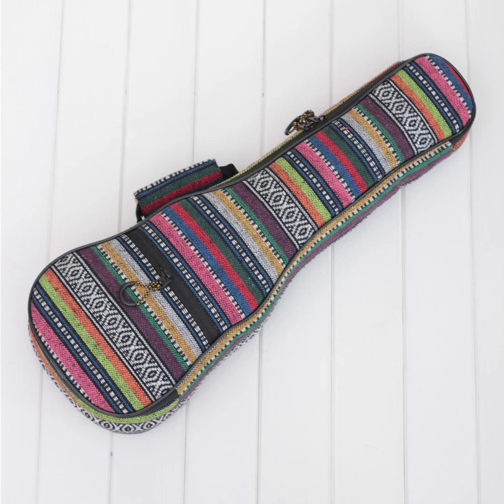 

Ukulele Bag Jam-free Zipper Pouch Stylish Smooth Simple Backpack Outdoor Cotton Fashionable Exquisite
