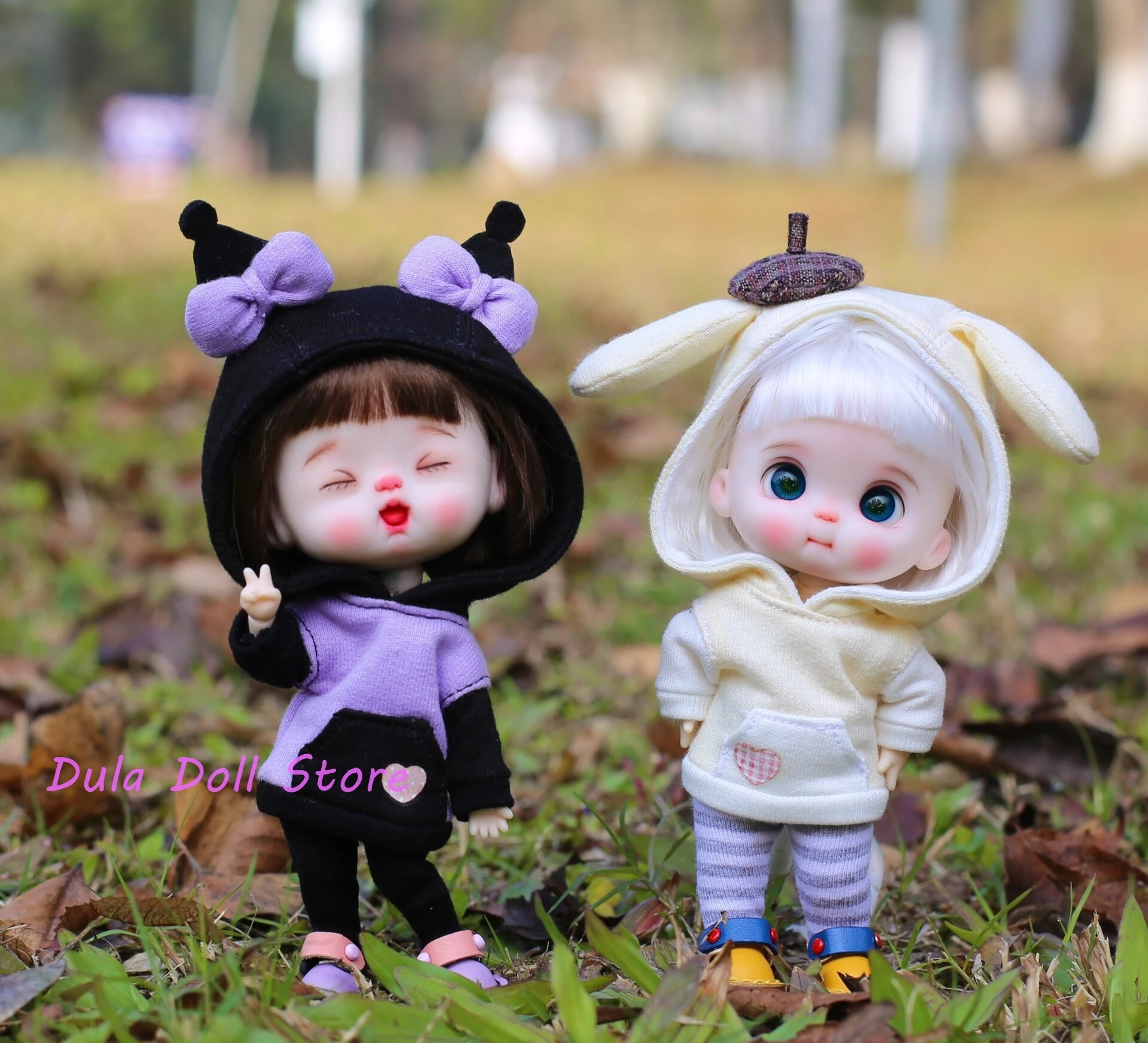 

S Dula Doll Clothes hooded sweatshirt set for ob11 GSC doll