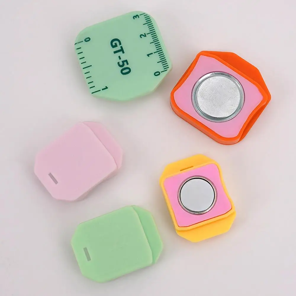 Anti-Slip Grip Sewing Magnetic Seam Guide Anti-Curling Locking Sewing Ruler DIY Crafts With Scale Magnetic Seam Guide