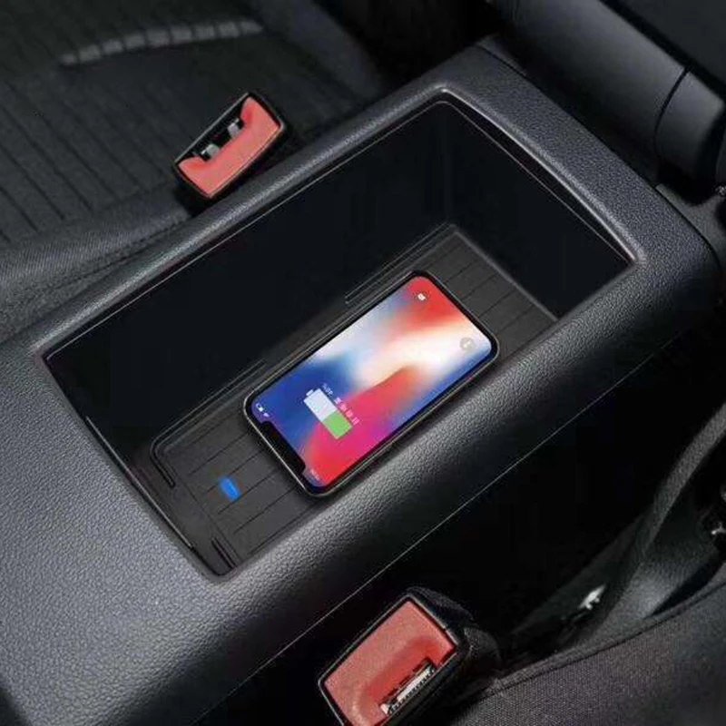 

Car wireless charger 15w fast phone charger charging pad armrest box charging holder for Audi A3 8V S3 2014-2018