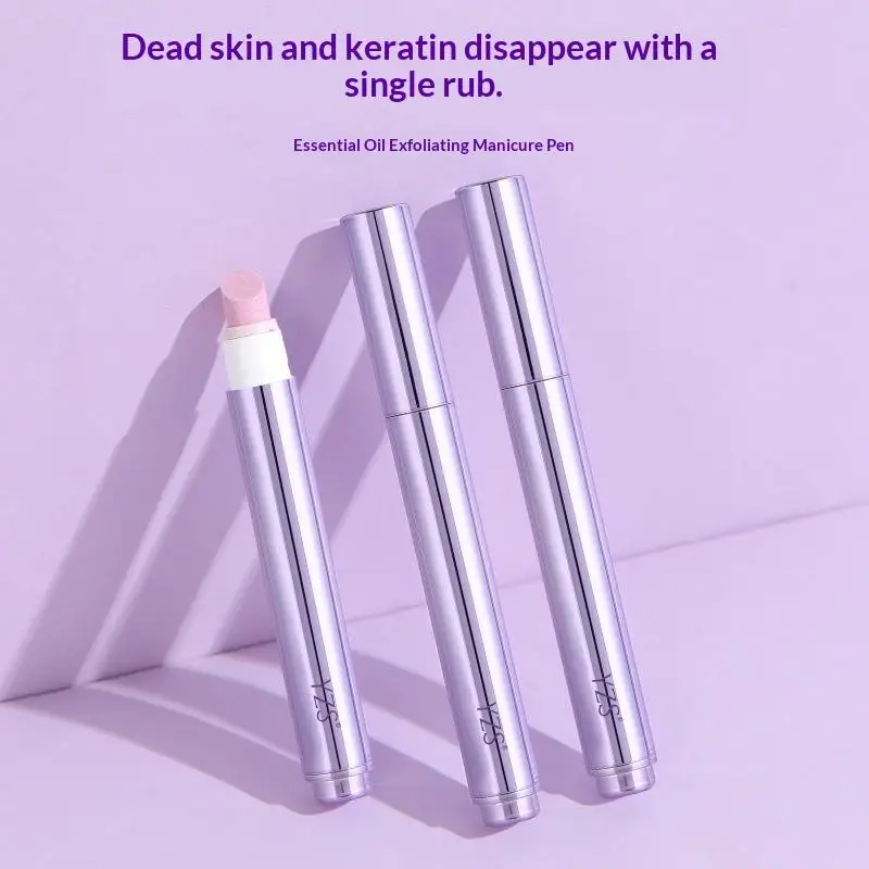 3-in-1 Cuticle Oil Pen Nail Pen Dead Skin Cuticle Remover Pen Nail Oil Pen With Ceramic Tip For Nails Care Chip-resistant