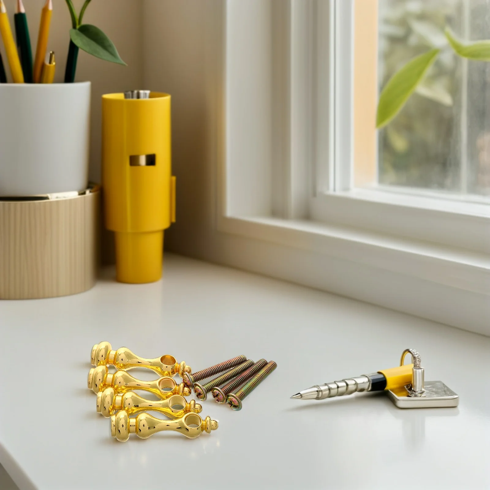 

8pcs Fence Accessories Durable Cabinet Railing Post Cap Hardware Decorative Spindles Glass Railing End Cap Furniture Accents