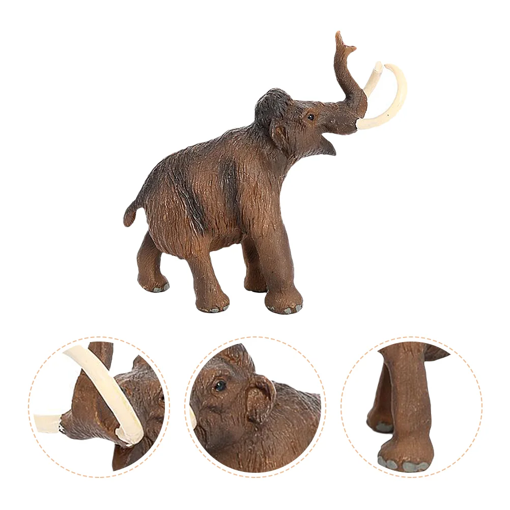 

Woolly Simulation Animal Toy Animals Shaped Statue Realistic Wildlife Figurine Model Vivid Crafts