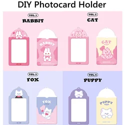 10PCS Kpop PC Holders DIY Photocard Holder Idol Photo Sleeve Cover Custom Star Chasing Girl Idol Birthday Gift