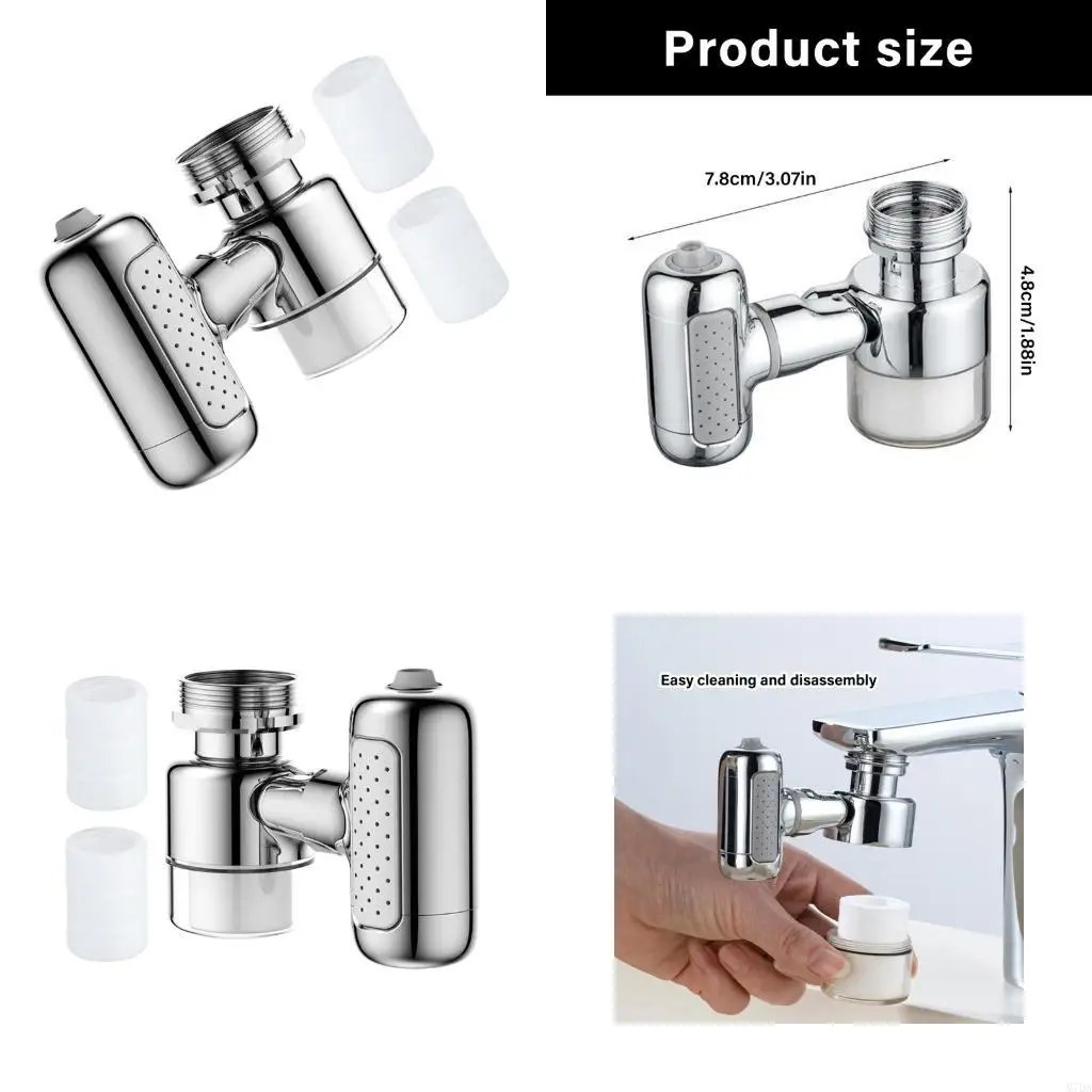 

M7DA 4 Sprays Mode Mode Filter gotatable Design Два картриджа Универсал для домов