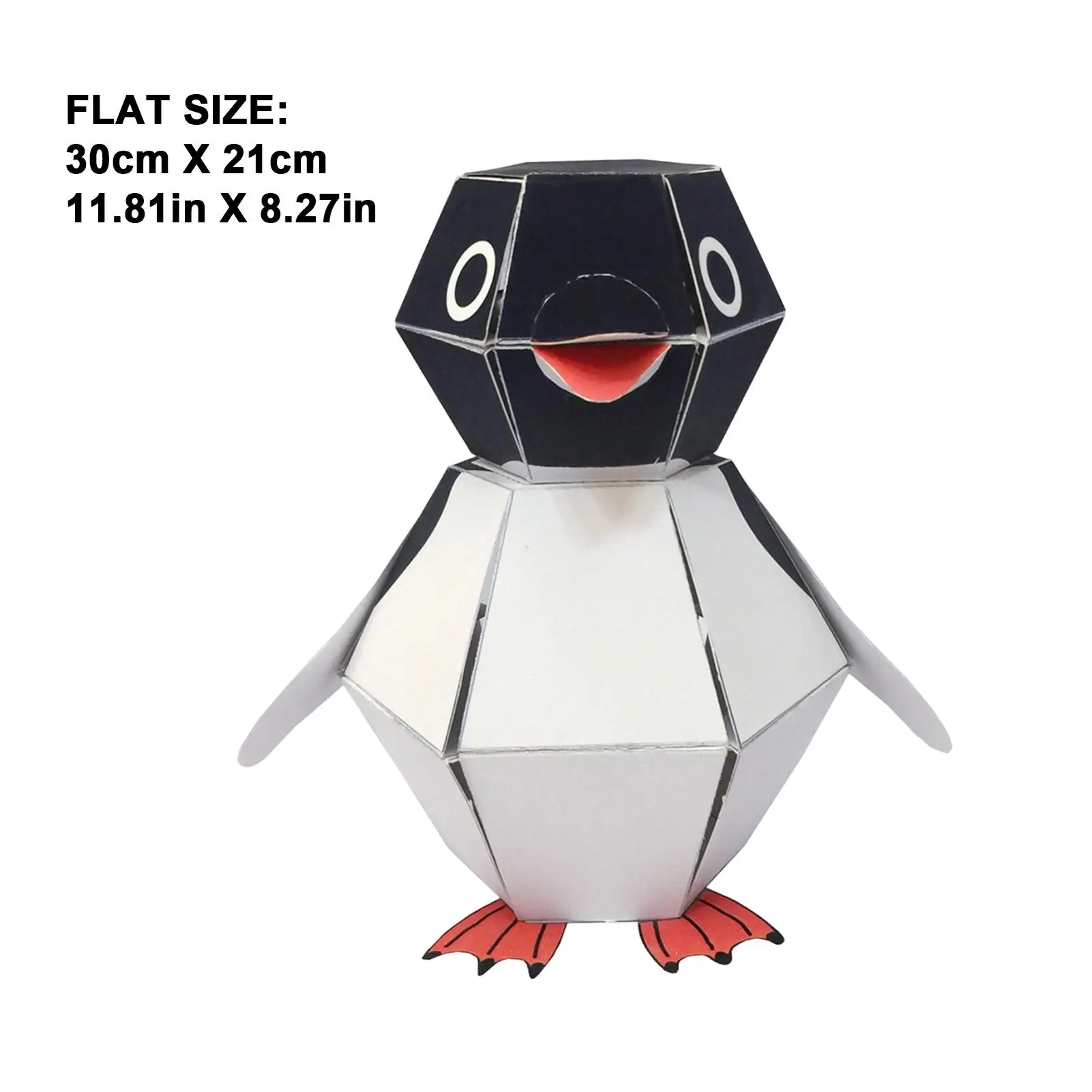 프레스 바운싱 페이퍼 펭귄 조각상 - 동물 장식 공예 키트 소년, 소녀, 어린이, 청소년용, 유치원 파티 교실용