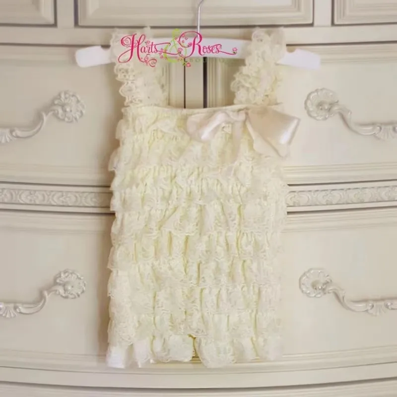 Cute Girls'Clothing Baby Lace Rompers Toddler Infant dumpsuits Ruffle Romper Baby Birthday Party Outfit