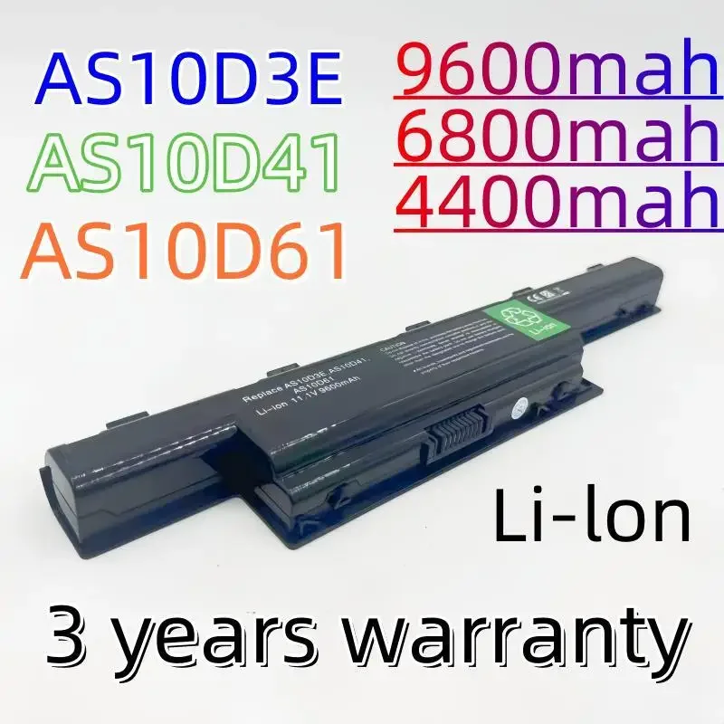 

New Laptop Battery for Acer Aspire V3 5741 5742 5750 5551G 5560G 5741G 5750G AS10D31 AS10D51 AS10D61 AS10D71 AS10D75 AS10D81