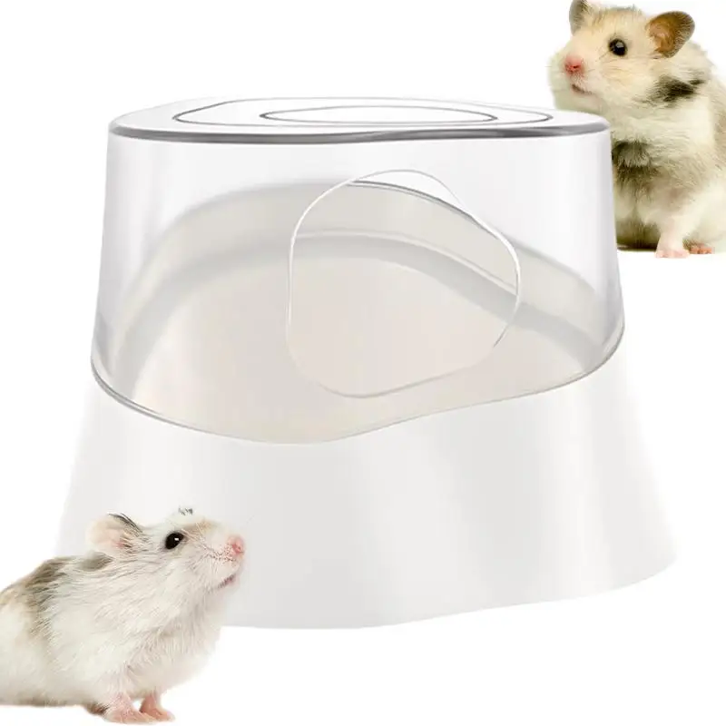 

Hamster Sand Bath Container Chinchilla Accessories Hamster Shower And Digging Room Hamster Bathroom House Sandbox Supplies