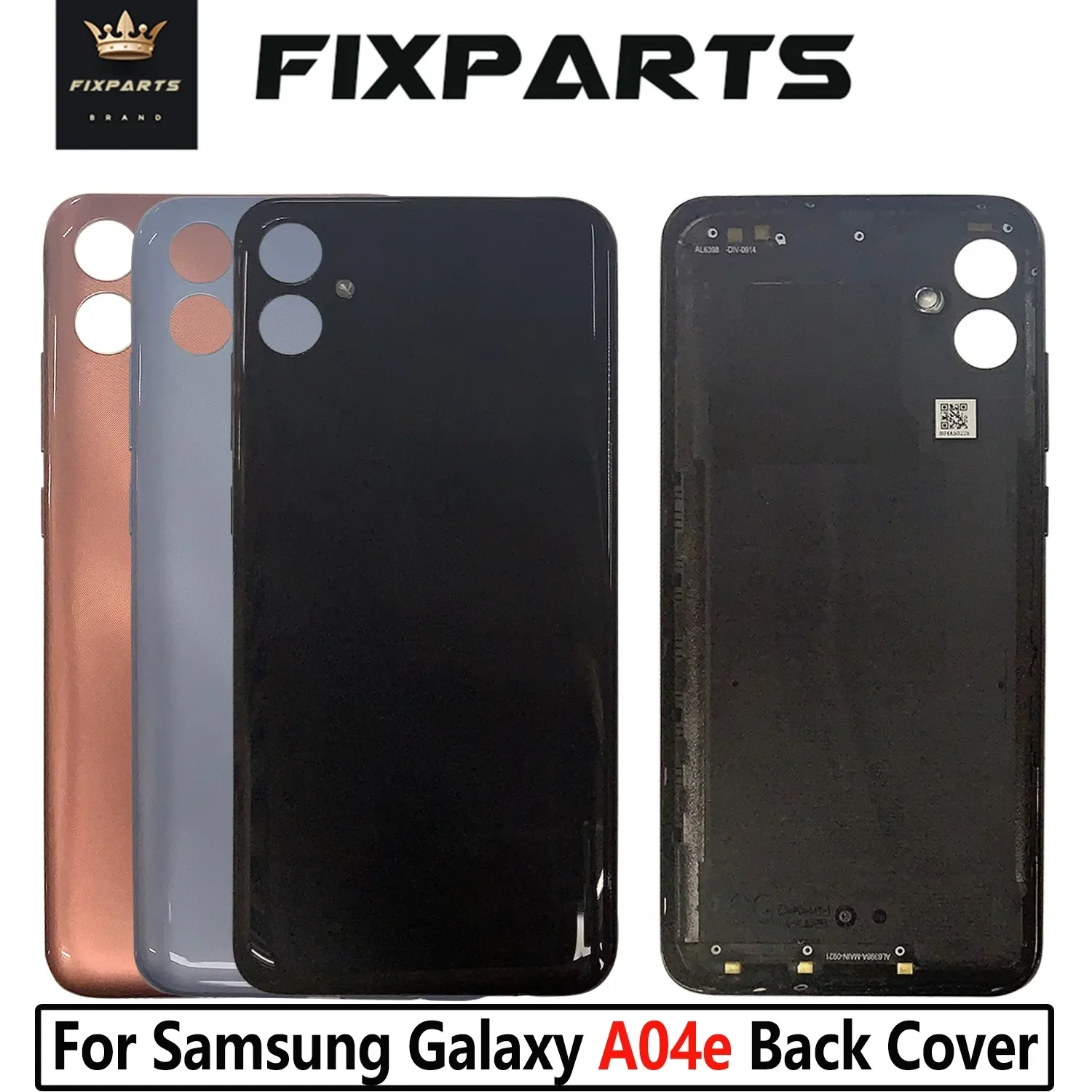 New For Samsung Galaxy A04e Battery Cover Rear Door Housing Case Replacement SM-A042F SM-A042M Back Cover With Side Buttons