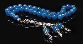 IQRAH Agate Stone Rosary (925 carat Silver)