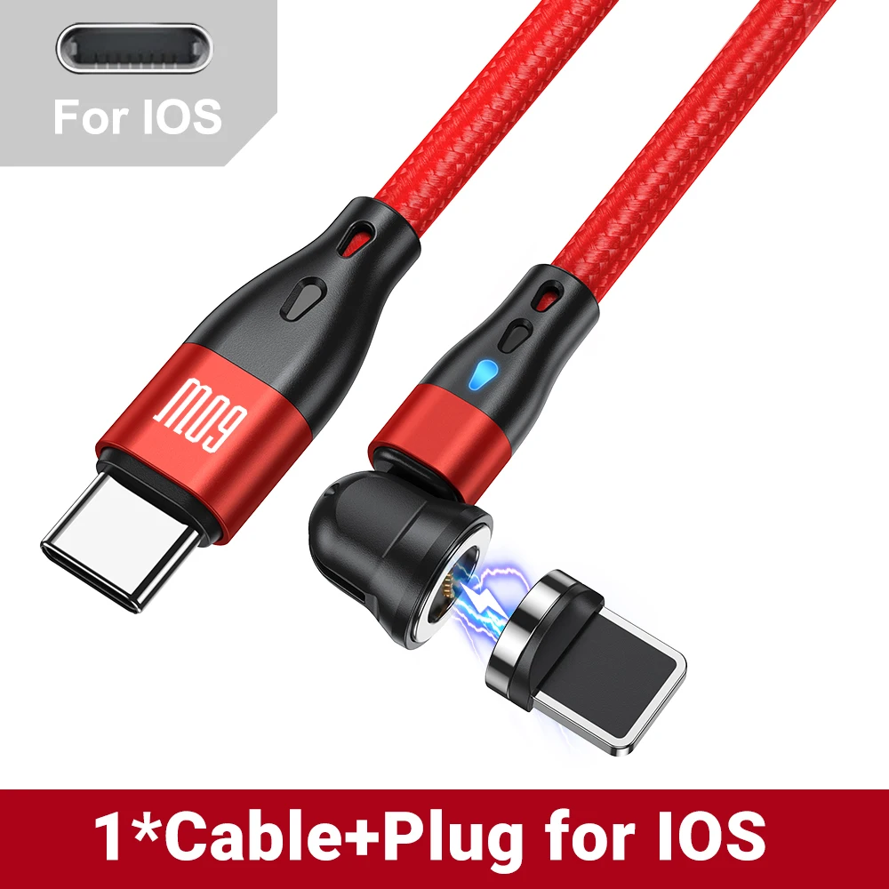 AUFU PD 60W Magnetkabel Typ C auf USB C-Kabel Schnellladung Magnetisches USB-Typ-C-Kabel für iPhone MacBook iPad Xiaomi Samsung